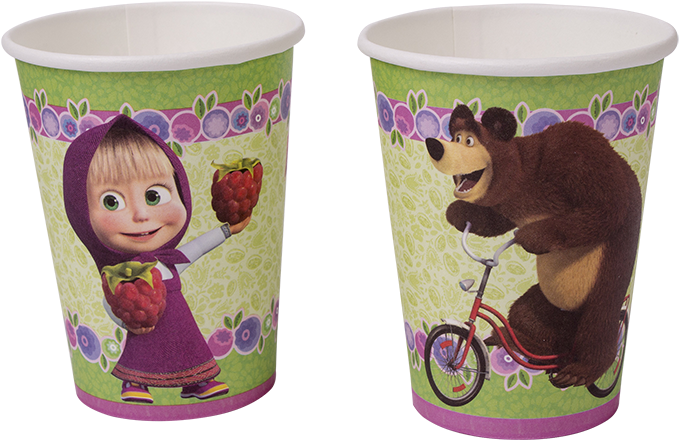 Linea Masha Y El Oso - Masha And The Bear (800x555), Png Download