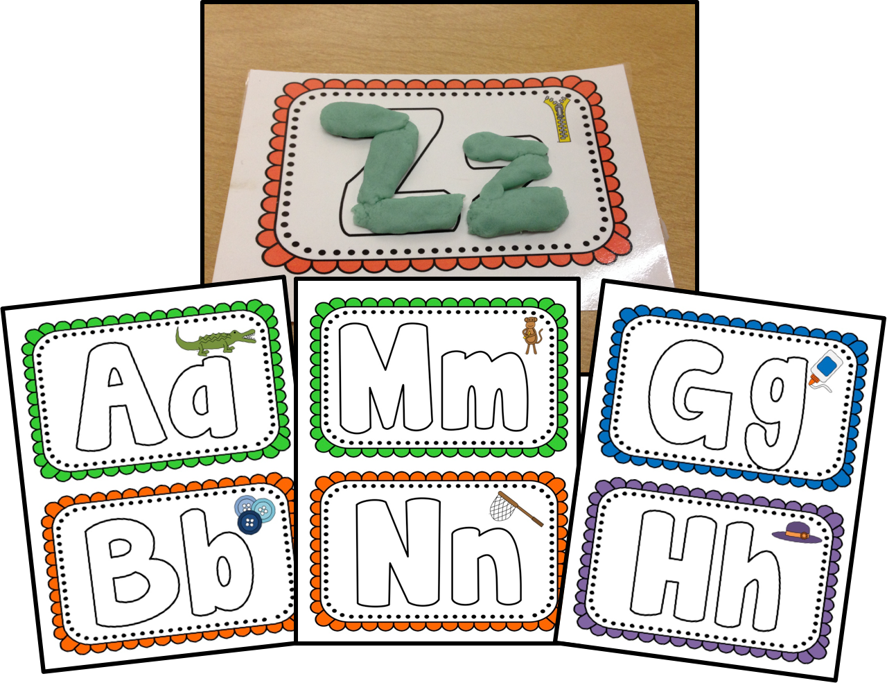Learning The Alphabet Is Fun With These Alphabet Play (1280x985), Png Download