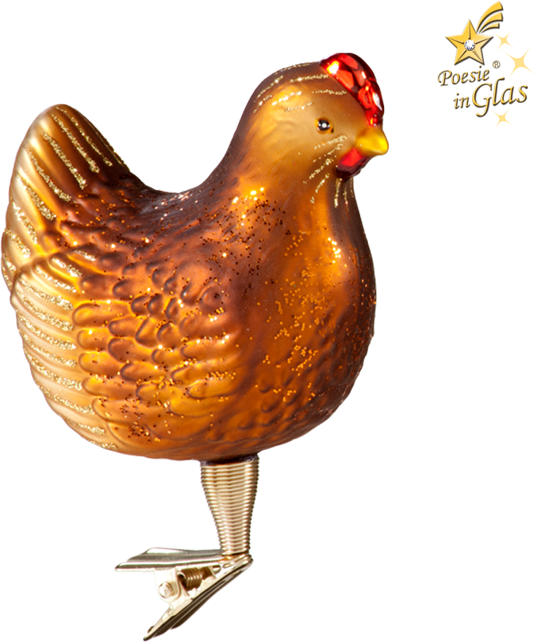 Chicken With Clip - Rooster (1000x1000), Png Download