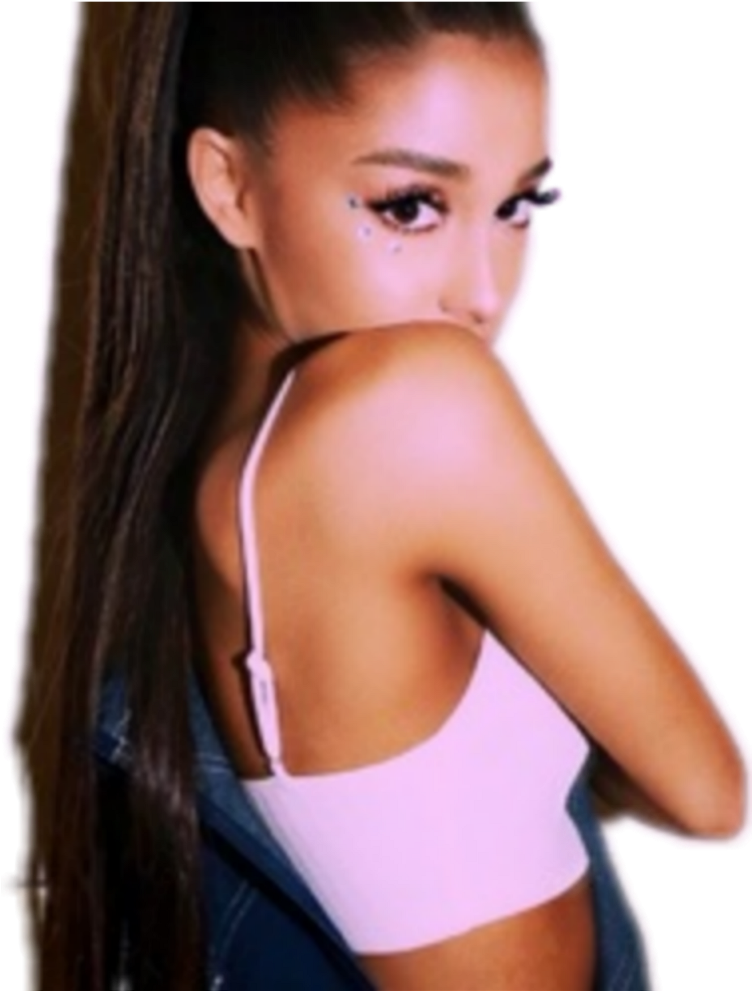 Arianagrande Ariana Grande Lilac Lavender Purple Aesthe - Ariana Grande Hot (1024x1024), Png Download