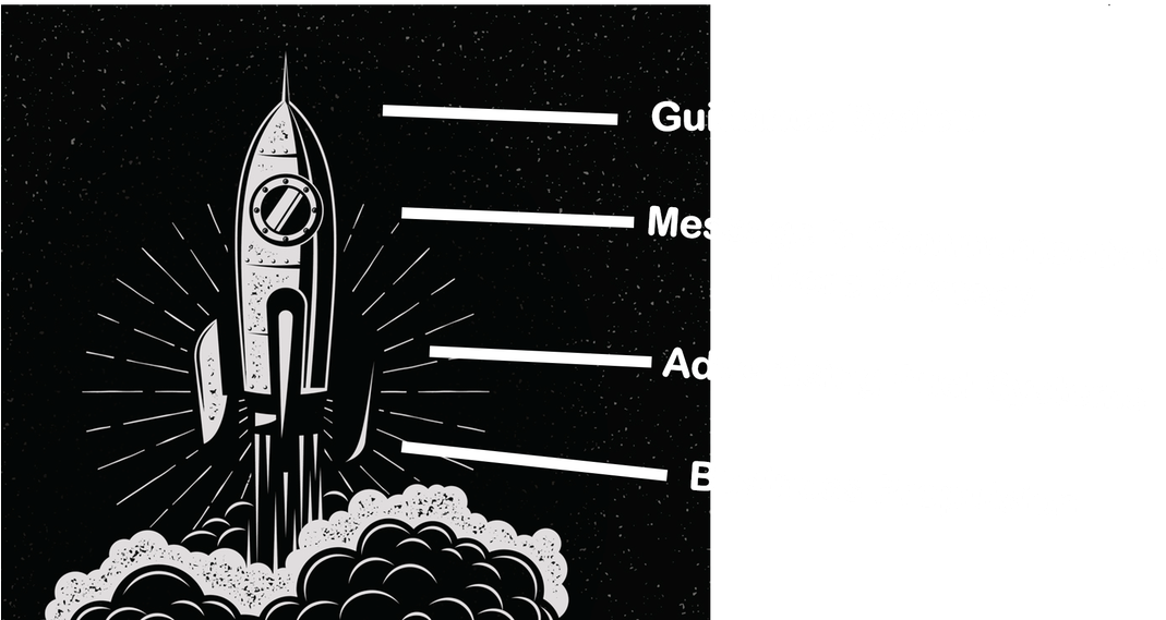 Watch The Video - Free Vector Rocket Retro (1100x568), Png Download