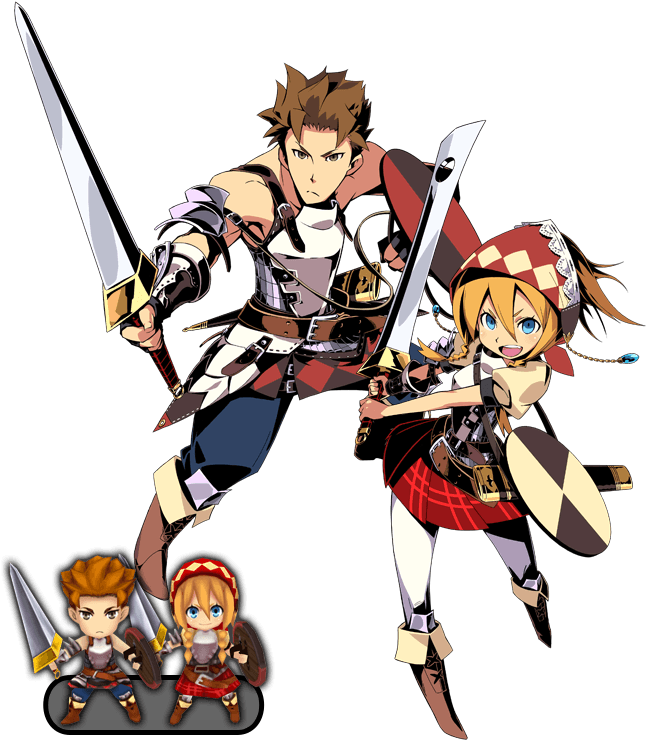 Etrian Odyssey Landsknecht (659x762), Png Download