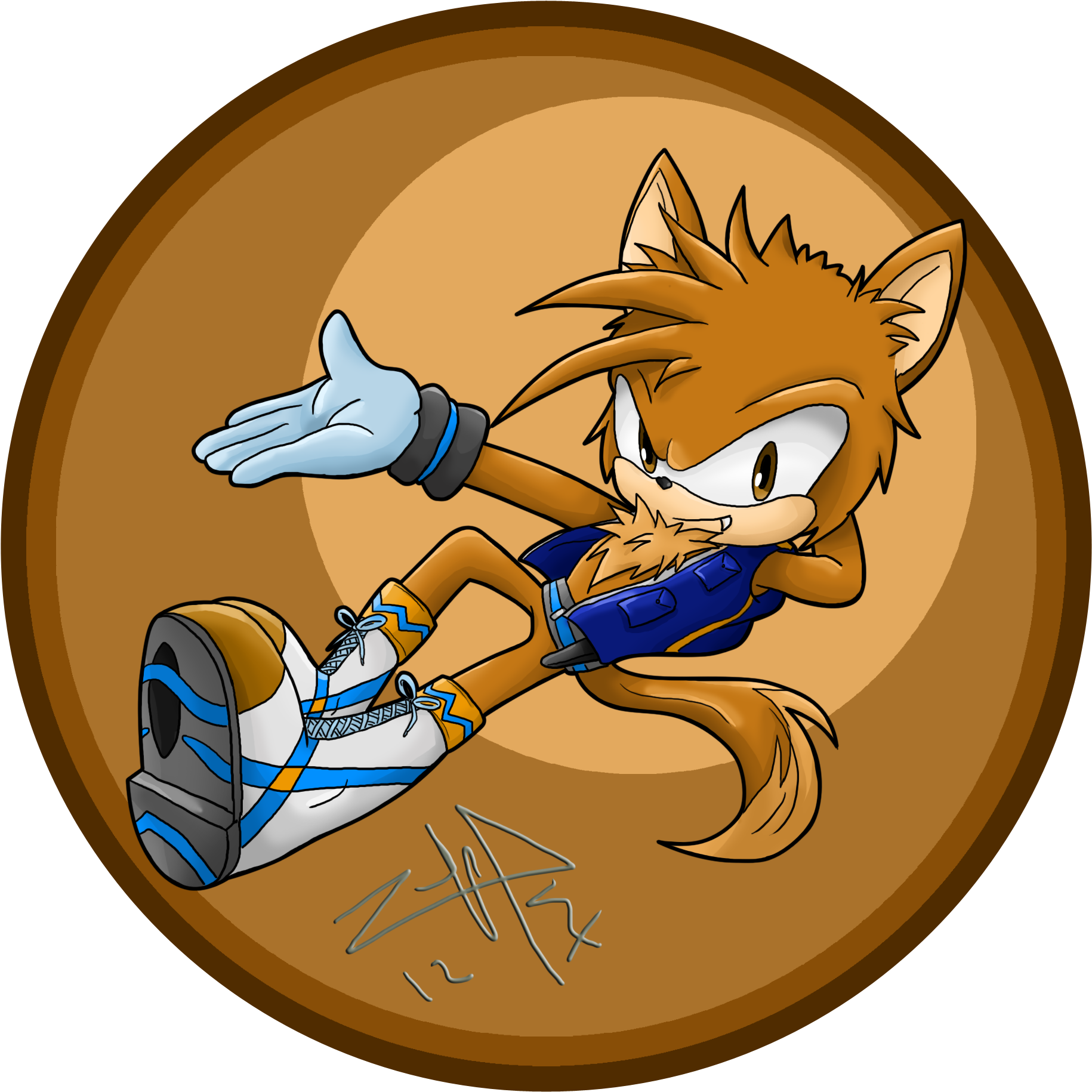 Jack The Dingo - Sonic Dingo Fan Character (1961x1924), Png Download
