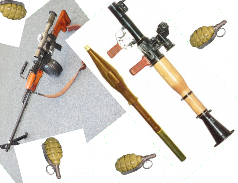 Mediacheckpoint Insurgents Starter Kit - Rpg 7 (832x640), Png Download