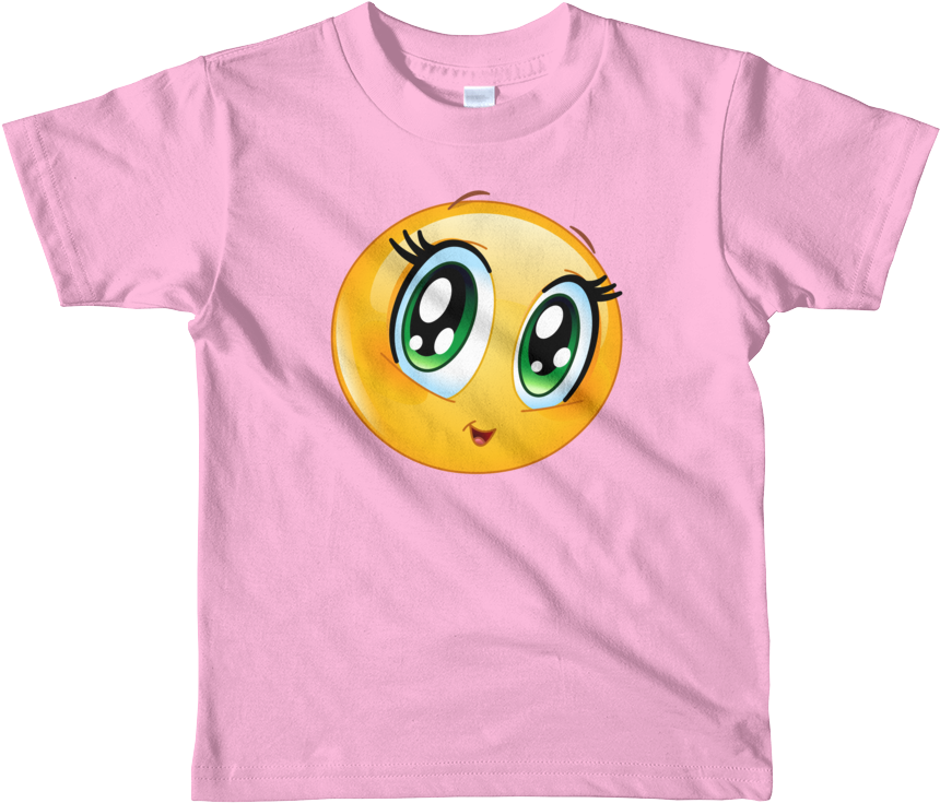 Emoji Face Kids T-shirt - T-shirt (1000x1000), Png Download