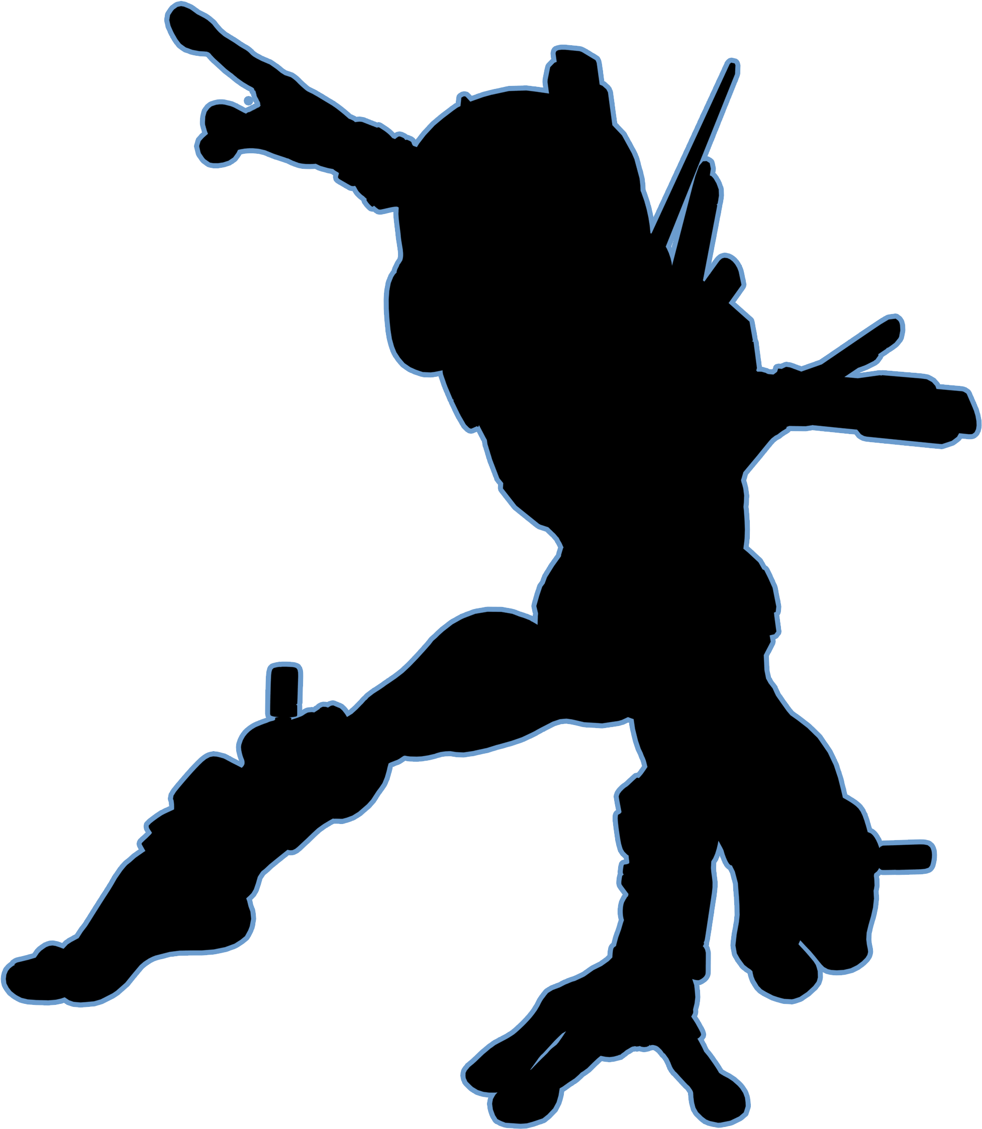 Alien Abduction - Silhouette (2036x2339), Png Download