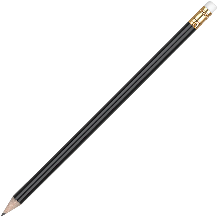 Promotional Oro Round Wooden Pencil With Eraser Cheap - F Dick Sharpening Steel (720x720), Png Download