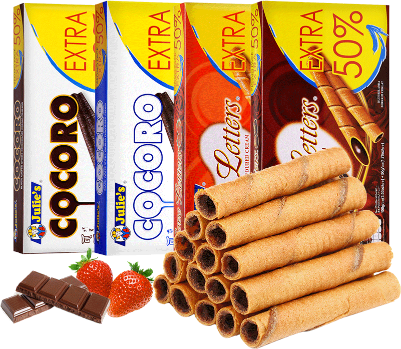 Foreign Imports, Snacks, Malaysian Egg Rolls, Crispy, - Julie's (800x800), Png Download