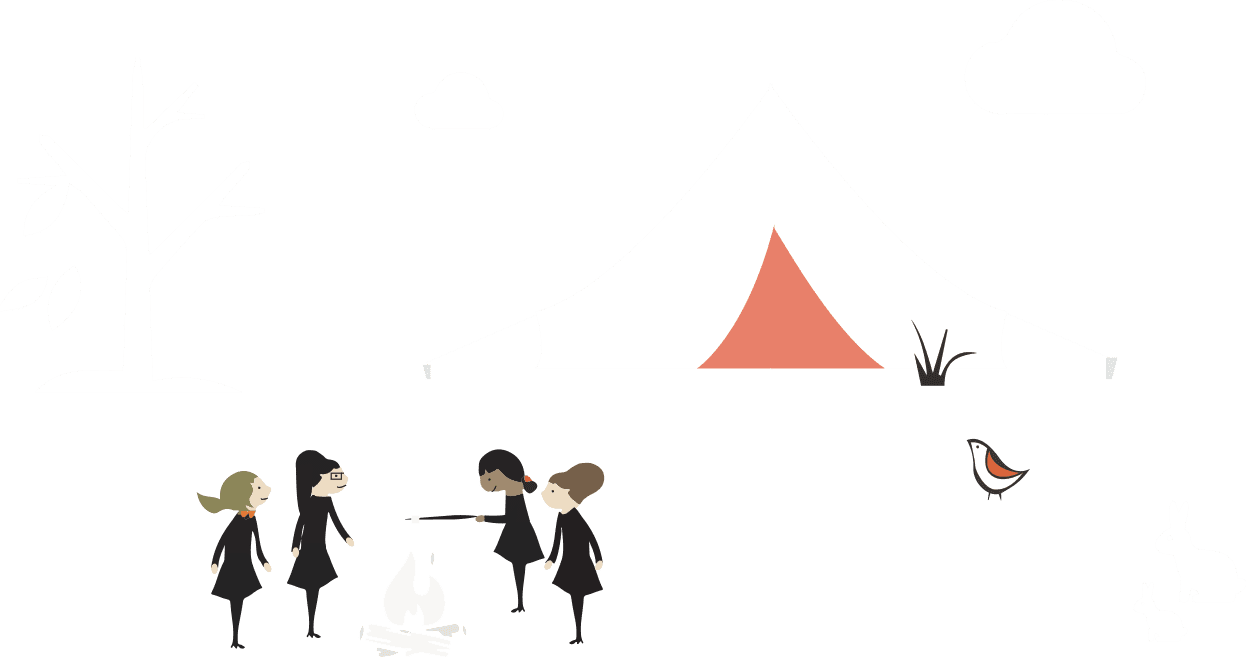Glamping Icon - Illustration (1246x658), Png Download