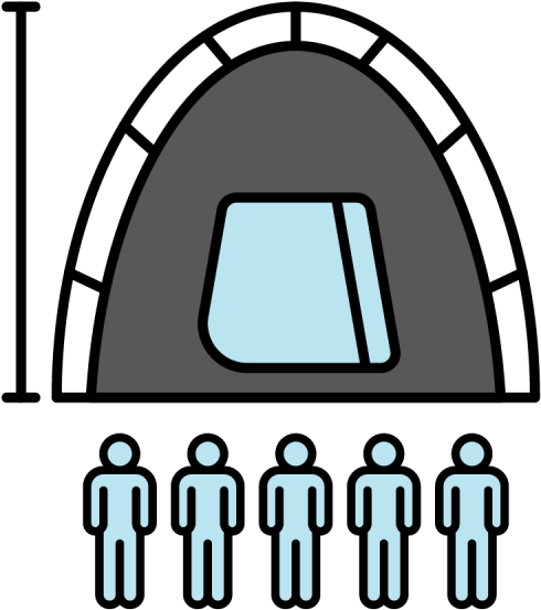 Camplight Tent For Five (600x600), Png Download