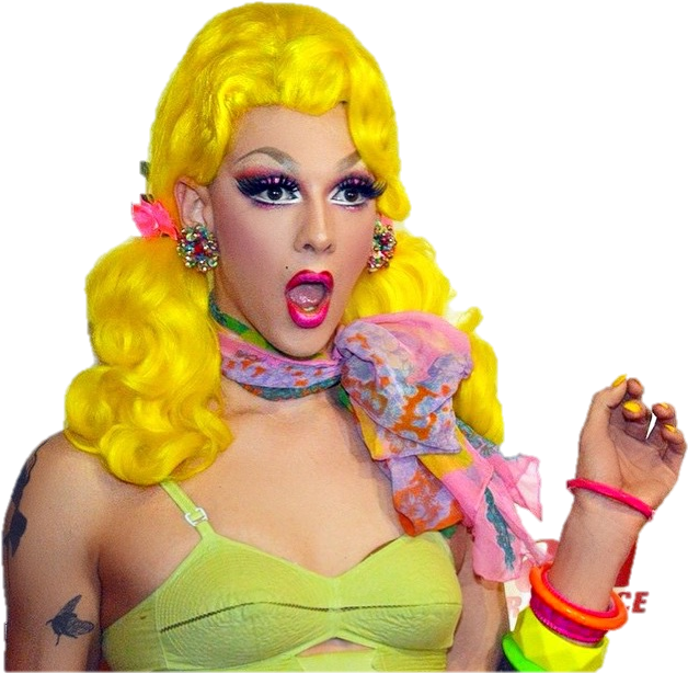 Pokemon & Drag Goes Hand & Hand - Trixie Mattel Violet Chachki (640x638), Png Download