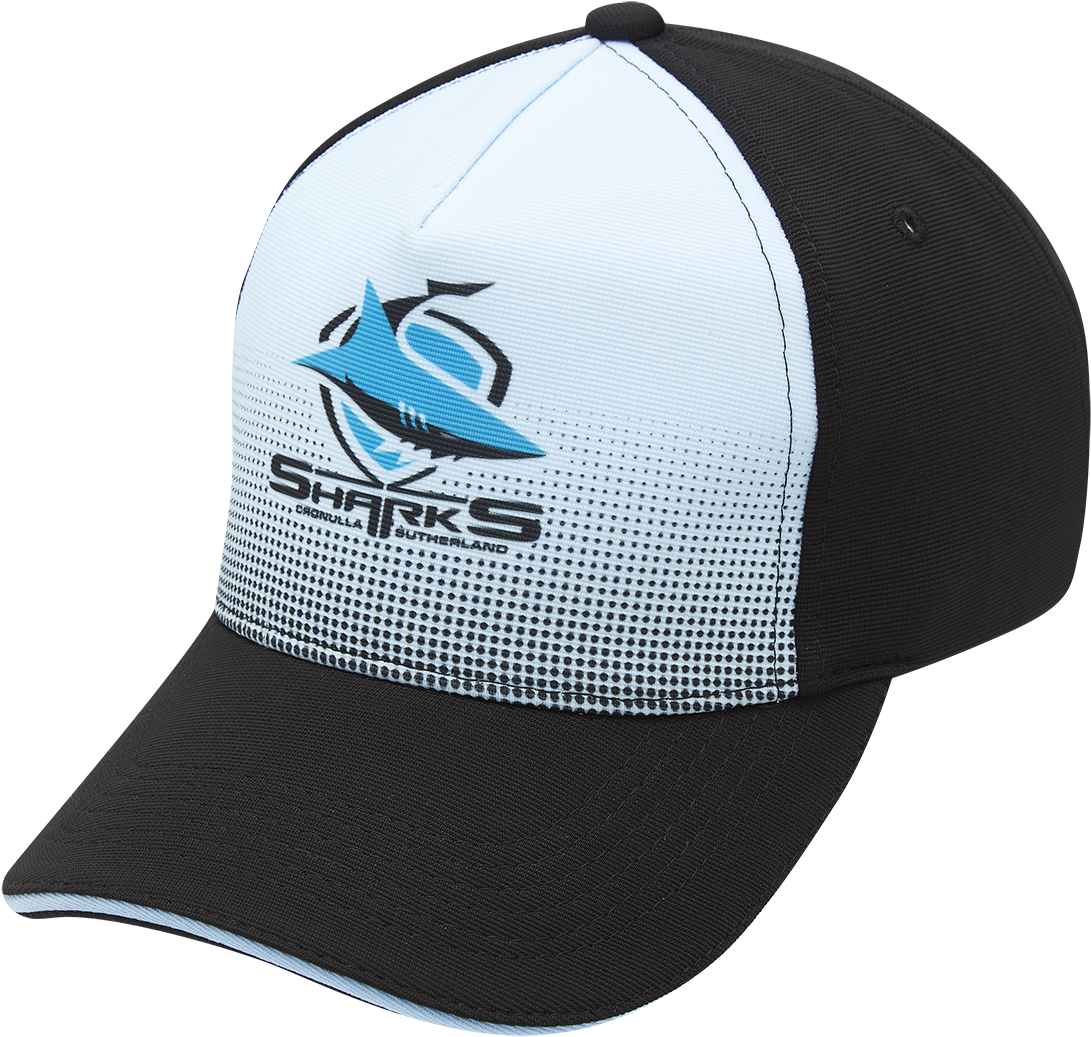 Cronulla Sharks Nrl Team Coloured Logo Adult Curve - Baseball Cap (1200x1800), Png Download
