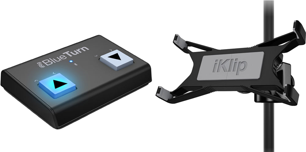 Ik Multimedia Tablet Page Tuner Bundle With Iklip Xpand - Iklip Xpand (1000x491), Png Download