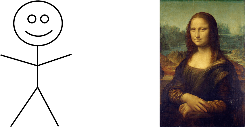 Consider The Above Picture - Mona Lisa, 1503-1506 (1200x600), Png Download