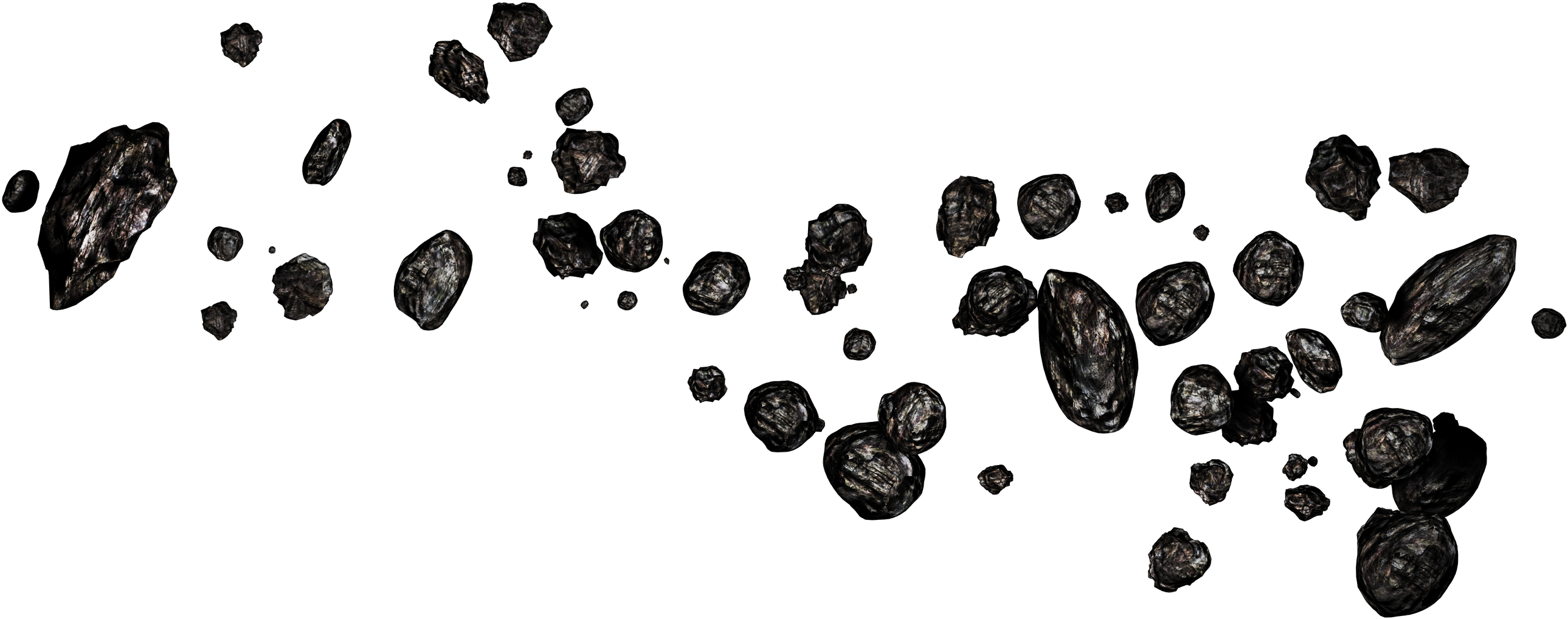 Asteroid Belt Clipart (3000x1687), Png Download