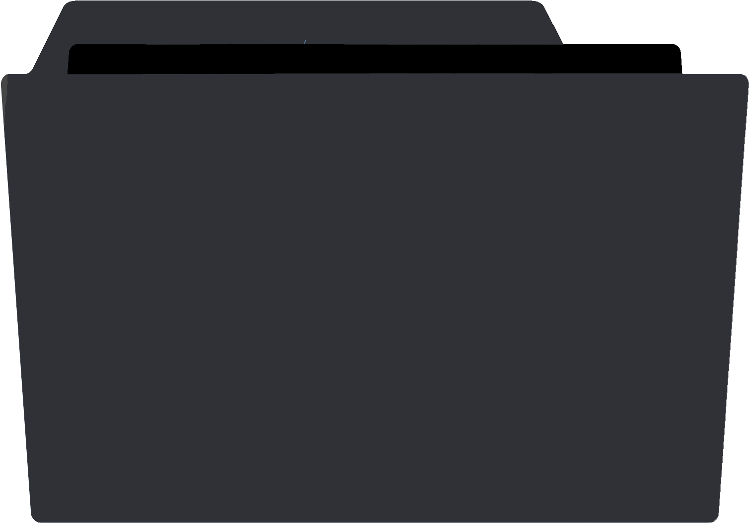 M -ahfolderblack - Desk (1536x1536), Png Download