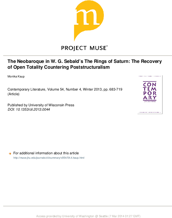 Pdf - Project Muse (612x792), Png Download
