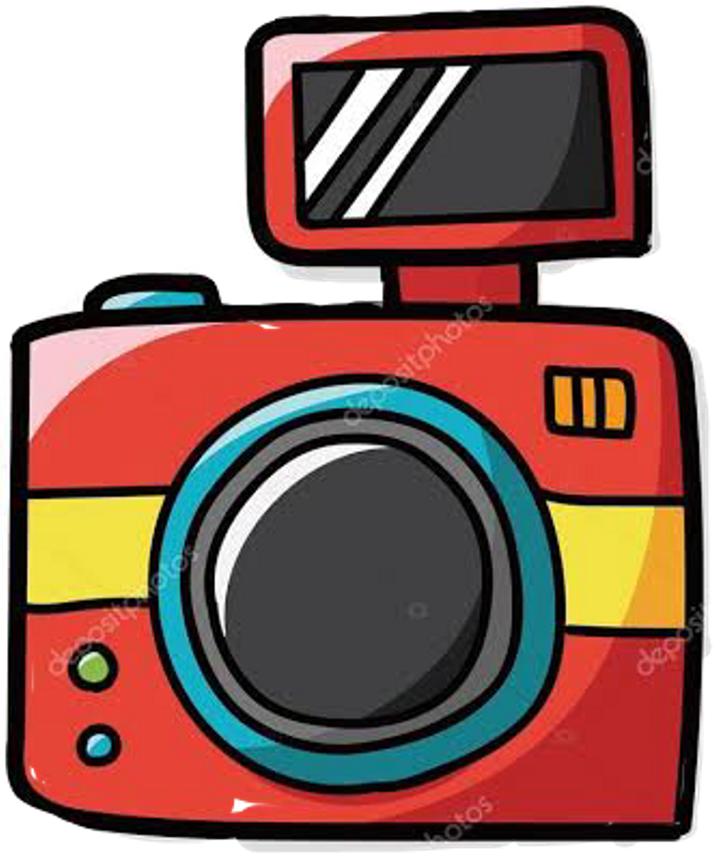 Camara Sticker - Instant Camera (1024x1225), Png Download
