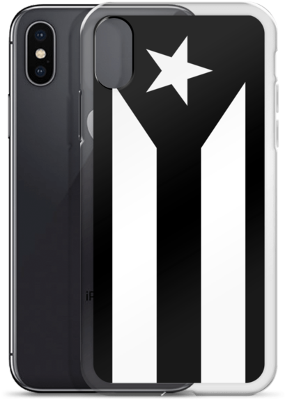 Bandera Negra Iphone Case - Fondo De Pantalla Bandera De Puerto Rico (690x690), Png Download