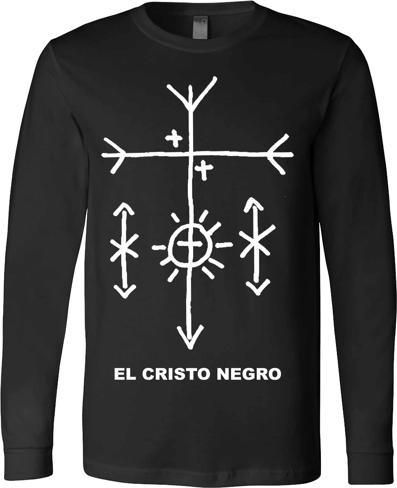 The 11 Montenegro Palo Deities- El Cristo Negro - El Cristo Negro Symbol (1500x1800), Png Download