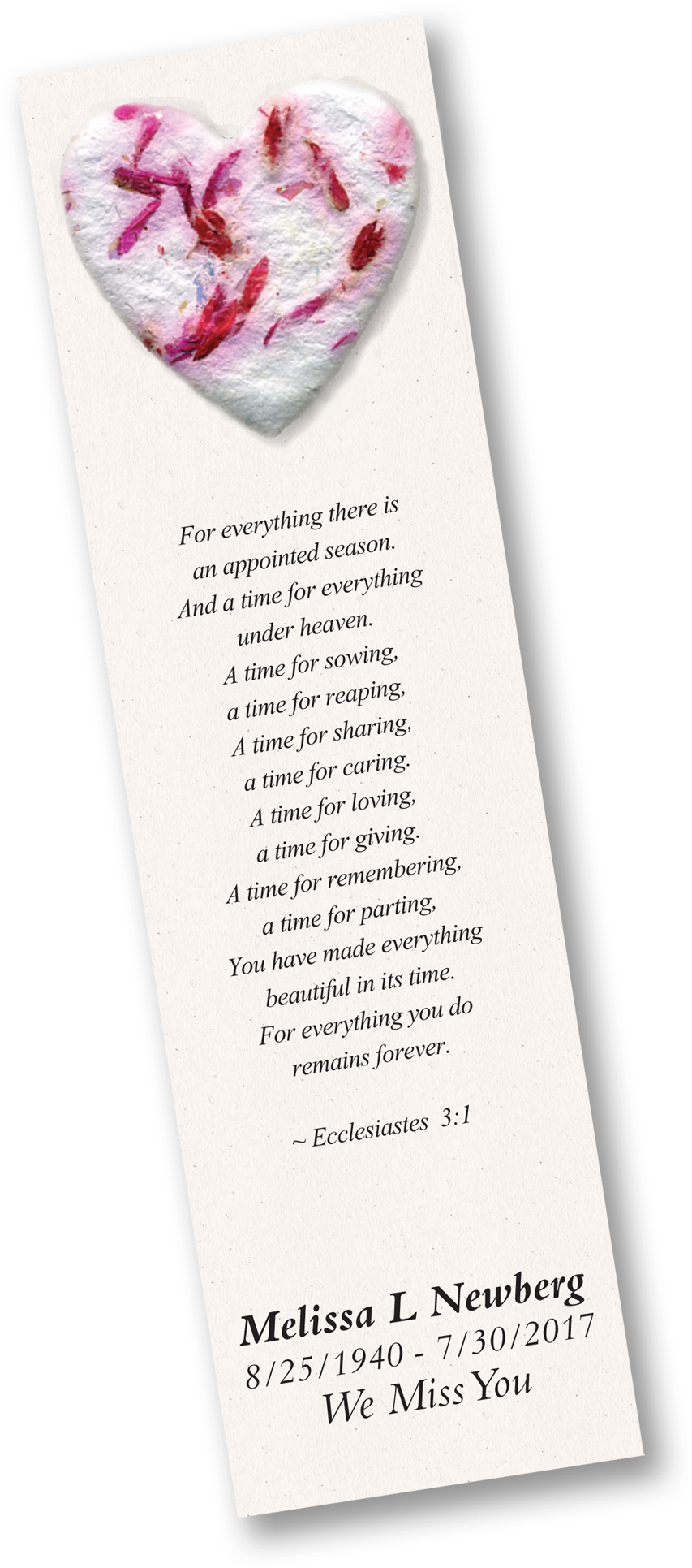 Heart On Bookmark - Hybrid Tea Rose (2000x2000), Png Download