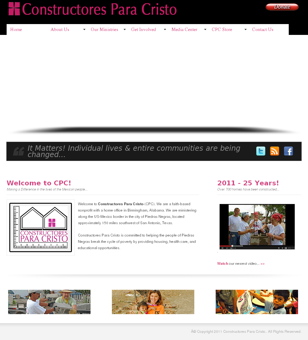 Constructores Para Cristo Competitors, Revenue And - Web Page (1024x1130), Png Download