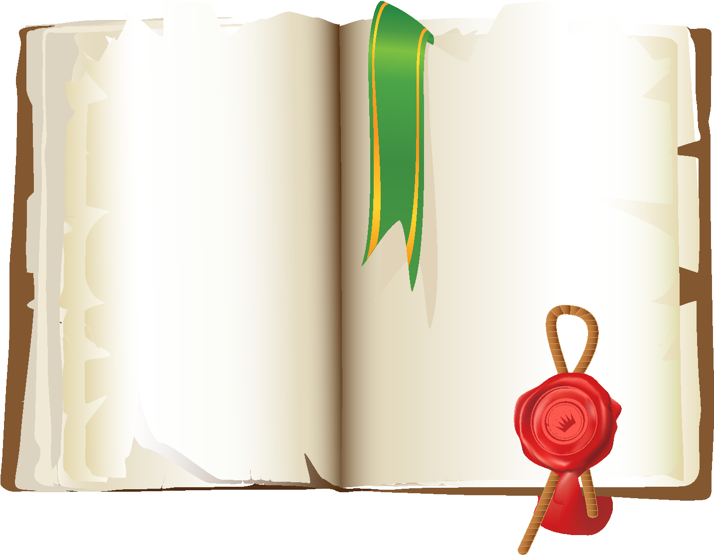 Cartoon Bookmark Book Element - Book Vector Free (1772x1378), Png Download