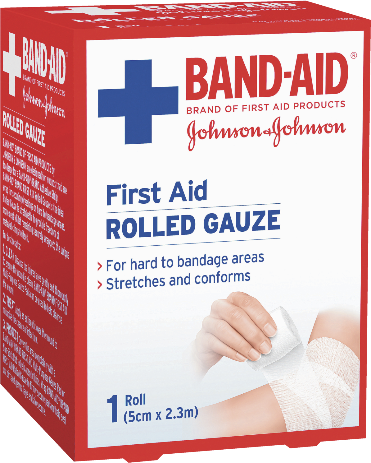 Tap To Expand - Band Aid Brand Rolled Gauze (1500x1500), Png Download