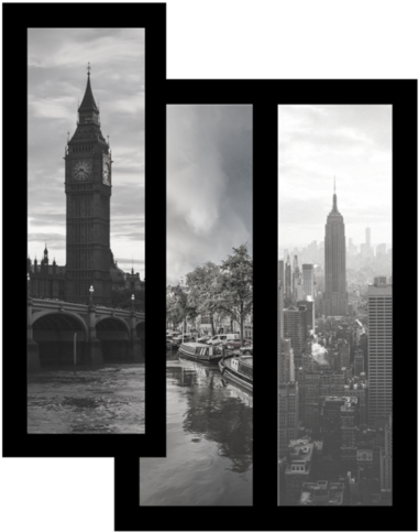 Out With The Old - Skyline (1000x563), Png Download