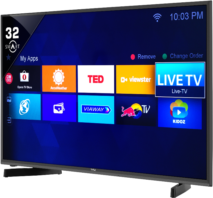 Bringing Forth The Collection Of Unlimited Movies, - Vu Smart Tv 40 Inch (800x718), Png Download