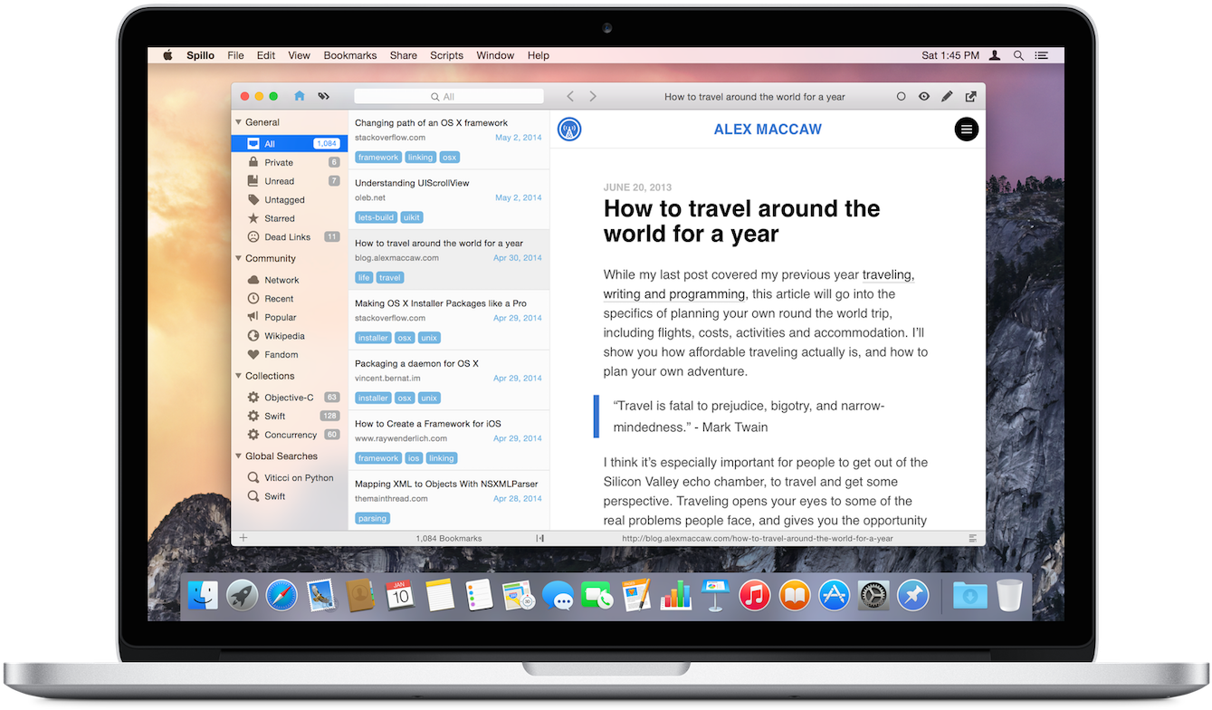 Spillo Is A Powerful, Beautiful And Amazingly Fast - Mac Linkedin (1600x830), Png Download