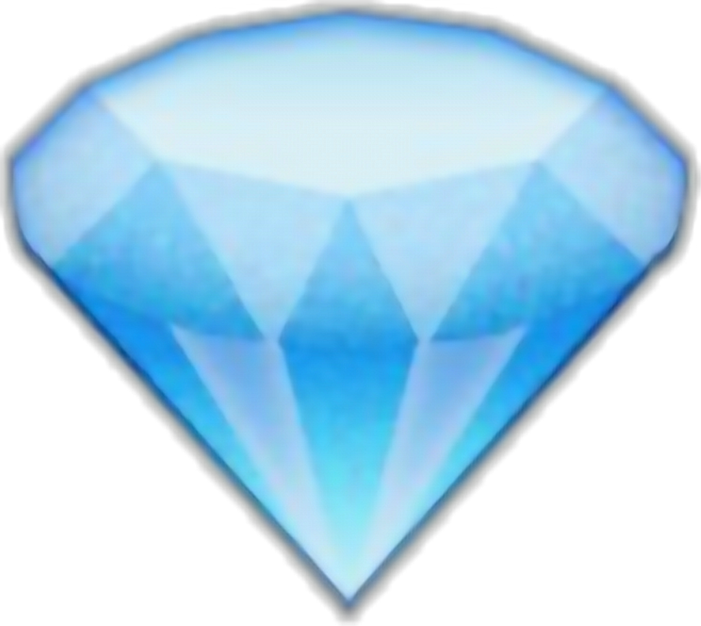 Diamond Emoji Transparent Background (1024x914), Png Download