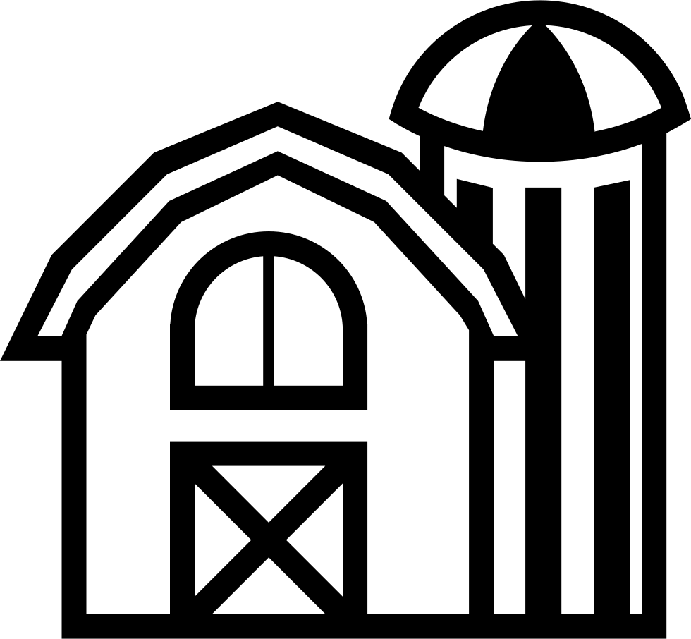 Png File Svg - Icon Of A Farm (980x906), Png Download
