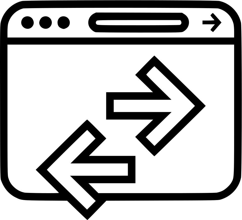 Arrow Back Next Arrows Left Right Comments - Icon (981x893), Png Download