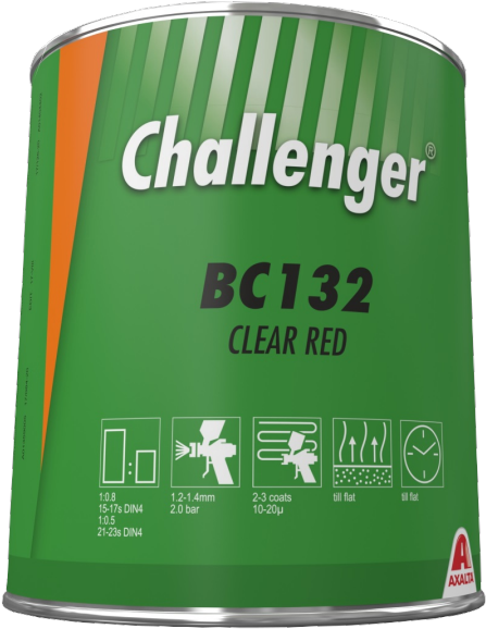 Challenger Basecoat Bc132 Clear Red - Challenger (675x675), Png Download