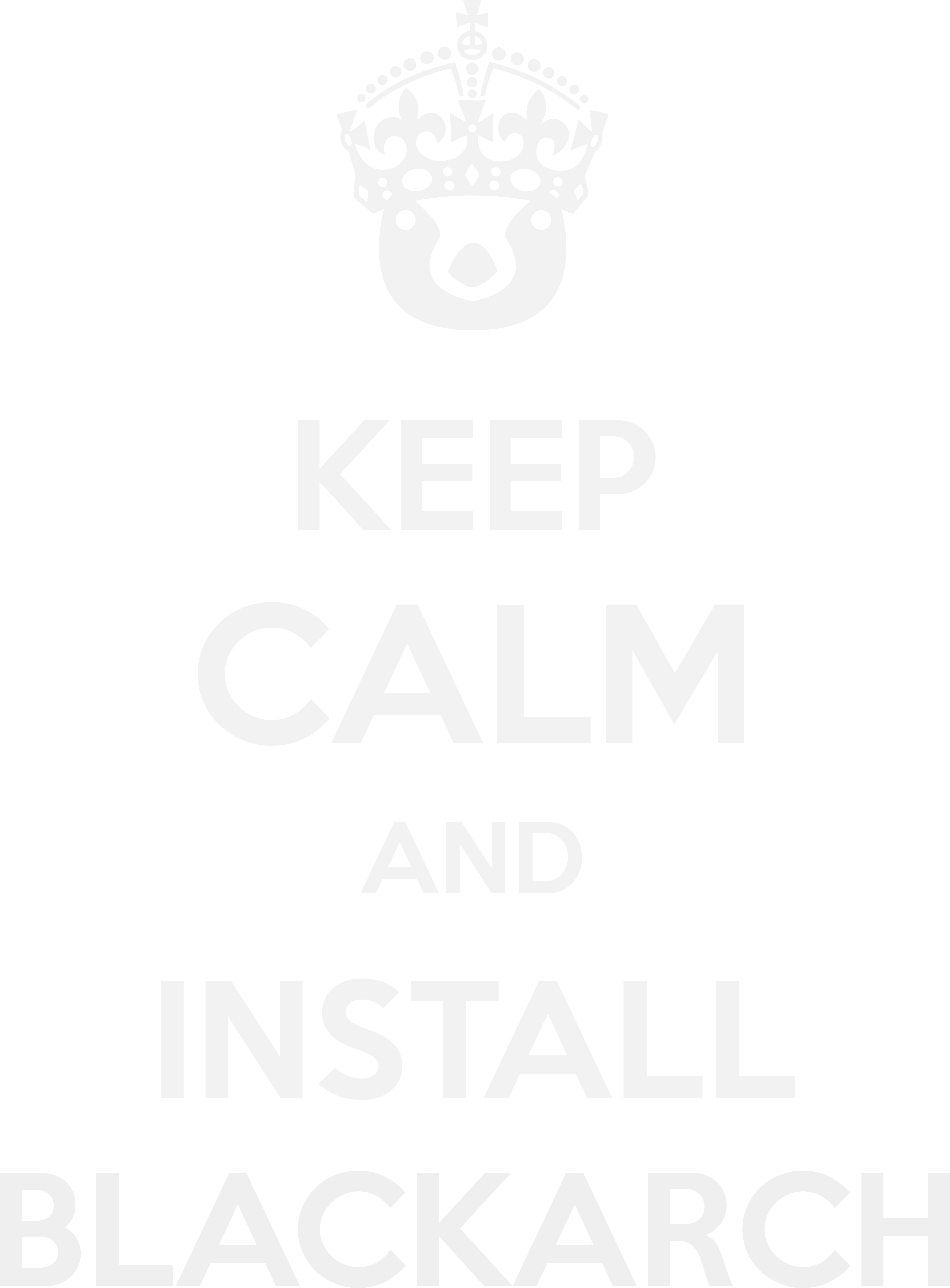 Keep Calm/keep Calm Blackarch View File - Keep Calm (5000x7500), Png Download