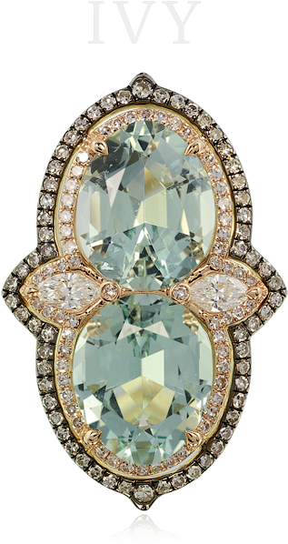 Jennifer Lopez Wearing An Ivy Ring While Attending - Jade (1000x668), Png Download