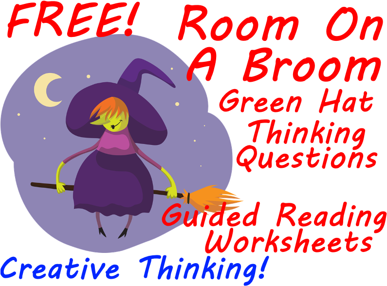 Free Room On Broom Creative Thinking Worksheets Make - Cartoon (800x600), Png Download