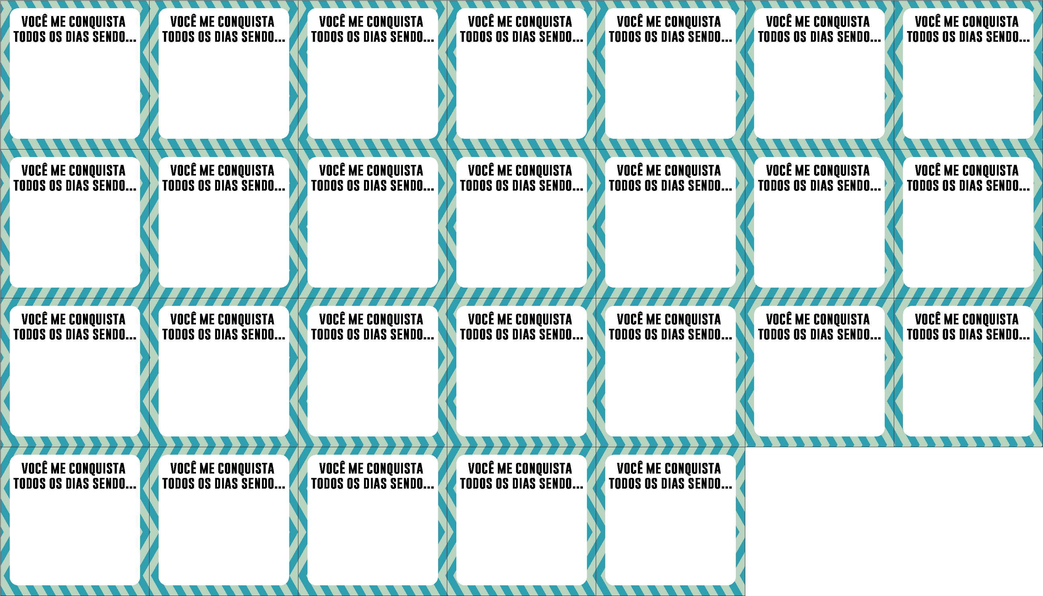 Este Molde Você Vai Baixar E Depois Upar Em Qualquer - 52 Motivos Para Te Amar (3508x2480), Png Download