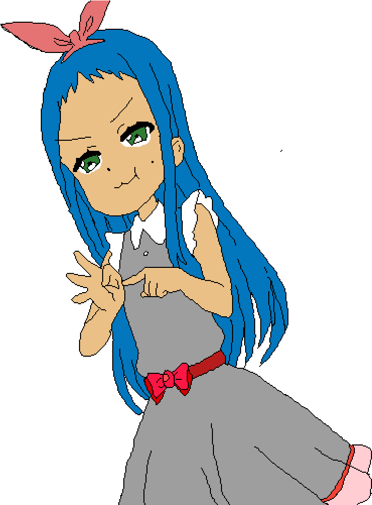 Konata Lucky Star - Cartoon (1000x1000), Png Download