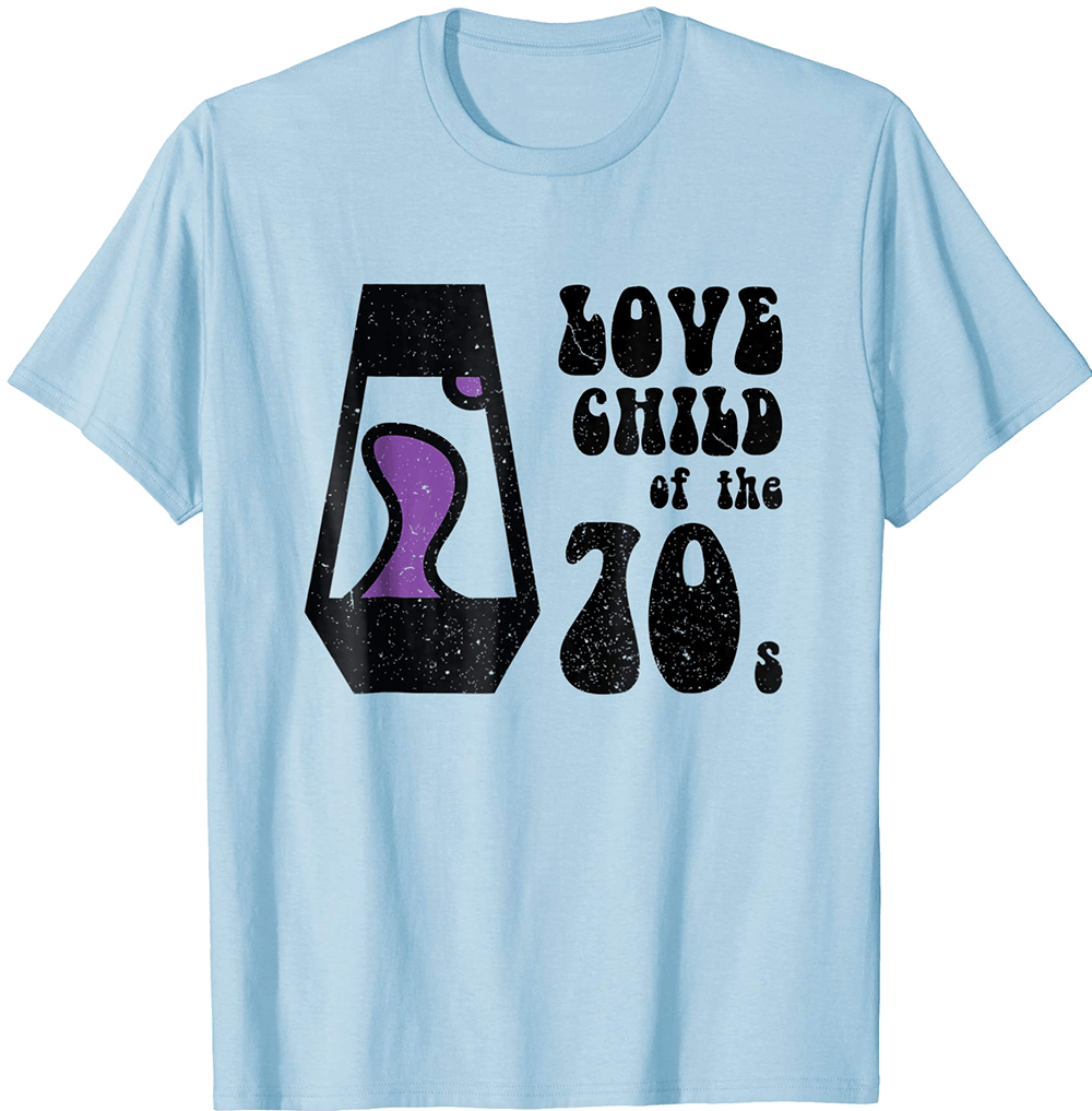 Love Child Of The 70s T-shirt - Pastel Clothes Aesthetics (1000x1017), Png Download