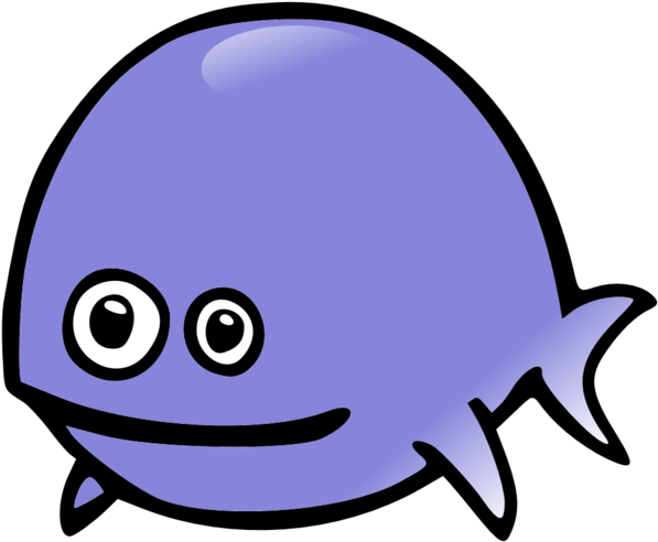 02 140k Fdfish Glossy Plain - Freedos Logo Png (800x619), Png Download