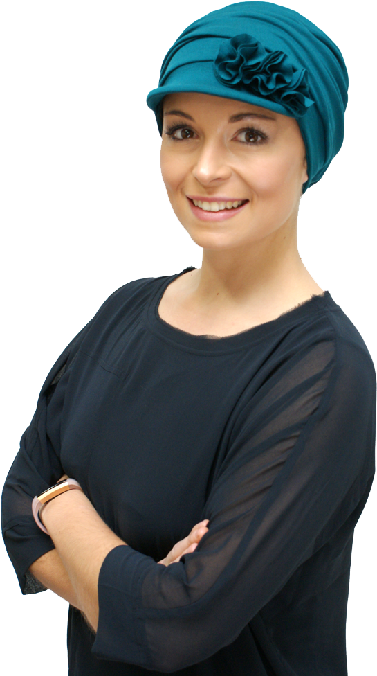 Chemo Hat Cap For Chemo Hair Loss - Girl (667x1000), Png Download