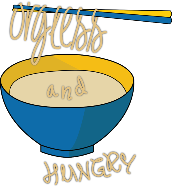 Orgless And Hungry (600x649), Png Download