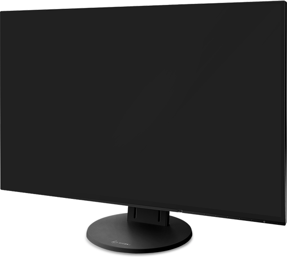 Furthermore, The Bezels Are Flush With The Screen, - All Black Monitor (587x526), Png Download