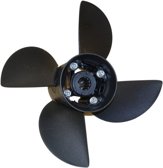 Prop For Evinrude 40 50hp Outboard - Outboard Motor (604x640), Png Download