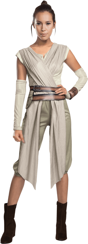 Force Awakens Deluxe Adult Rey Costume - Star Wars Costume Couple (850x850), Png Download