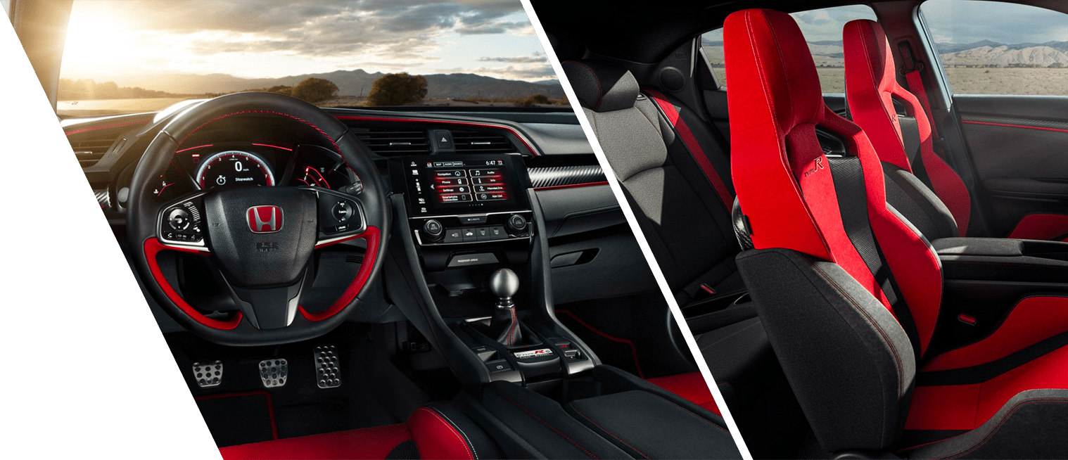 Discover The All-new 2018 Honda Civic Type R In New - 2018 Honda Civic Interior (1518x654), Png Download