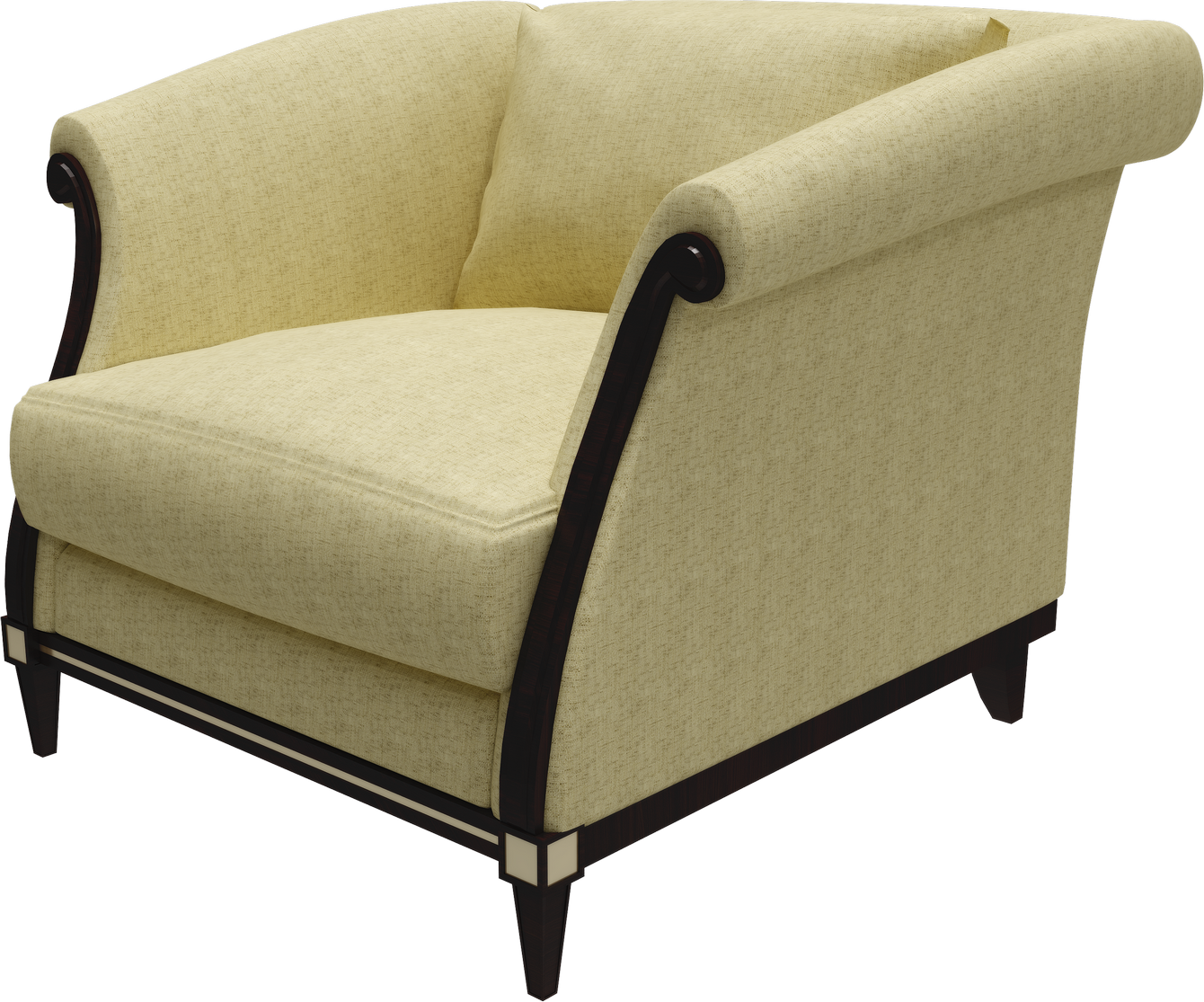 Armchair - Кресло Клипарт (1340x1115), Png Download