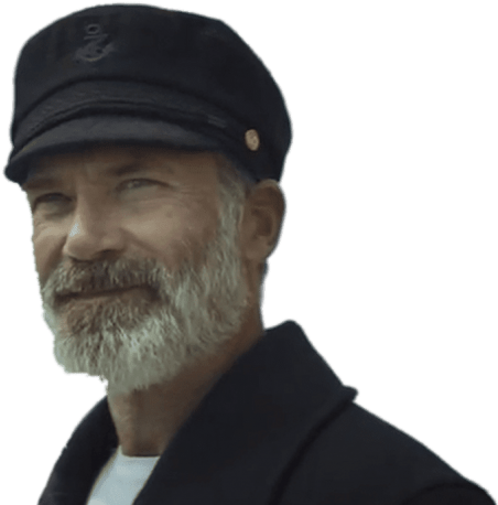 Free Png Download Captain Birds Eye Smiling Png Images - Gentleman (850x479), Png Download